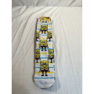 Spongebob 2-Pack Crew Socks Adult Novelty Crew Socks NWT